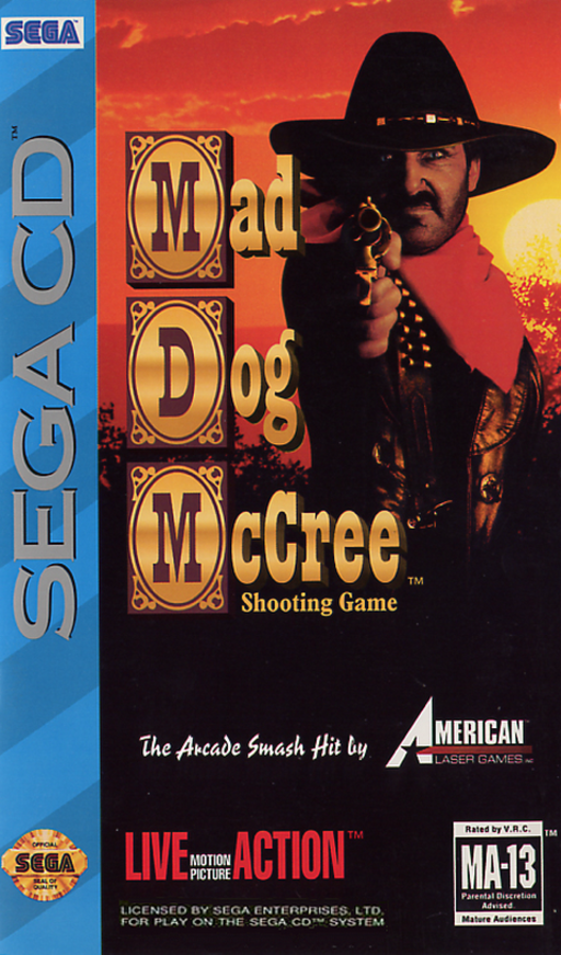 Mad Dog McCree (USA) Sega CD Game Cover
